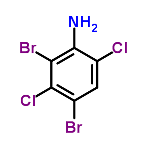 2,4-Dibromo-3,6-dichloroanilineStructure,27761-65-5Structure 2,4-Dibromo-3,6-dichloroaniline Structure,27761-65-5Structure