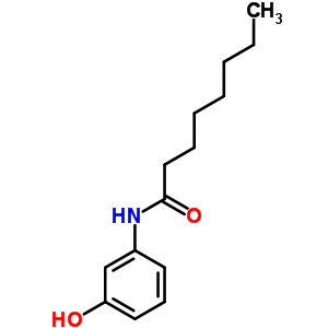 n-(3-羥基苯基)-辛酰胺結(jié)構(gòu)式_28122-53-4結(jié)構(gòu)式