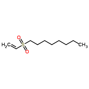 1-(乙烯磺?；?-辛烷結(jié)構(gòu)式_28345-91-7結(jié)構(gòu)式