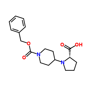 L-n-(4-n-cbz-哌啶)脯氨酸結(jié)構(gòu)式_289677-06-1結(jié)構(gòu)式