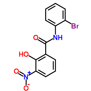 Benzamide,n-(2-bromophenyl)-2-hydroxy-3-nitro-Structure,29378-97-0Structure Benzamide,n-(2-bromophenyl)-2-hydroxy-3-nitro- Structure,29378-97-0Structure