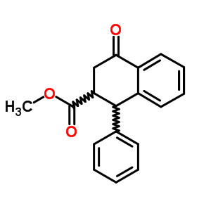 2-Naphthalenecarboxylicacid, 1,2,3,4-tetrahydro-4-oxo-1-phenyl-, methyl esterStructure,2962-67-6Structure 2-Naphthalenecarboxylicacid, 1,2,3,4-tetrahydro-4-oxo-1-phenyl-, methyl ester Structure,2962-67-6Structure