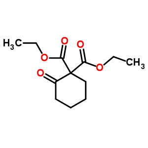 1,1-Cyclohexanedicarboxylicacid, 2-oxo-, 1,1-diethyl esterStructure,2969-93-9Structure 1,1-Cyclohexanedicarboxylicacid, 2-oxo-, 1,1-diethyl ester Structure,2969-93-9Structure