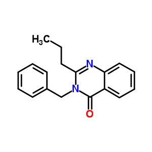 3-Benzyl -2-propyl -3h-quinazolin-4-oneStructure,297762-39-1Structure 3-Benzyl -2-propyl -3h-quinazolin-4-one Structure,297762-39-1Structure