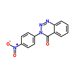 1,2,3-Benzotriazin-4(3h)-one,3-(4-nitrophenyl)-Structure,29980-76-5Structure 1,2,3-Benzotriazin-4(3h)-one,3-(4-nitrophenyl)- Structure,29980-76-5Structure