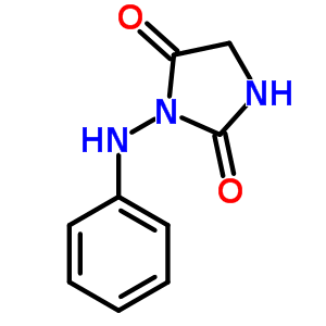 2,4-Imidazolidinedione,3-(phenylamino)-Structure,3019-33-8Structure 2,4-Imidazolidinedione,3-(phenylamino)- Structure,3019-33-8Structure