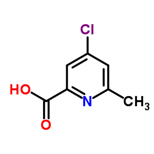 4-Chloro-6-methyl-2-pyridinecarboxylic acidStructure,30235-19-9Structure 4-Chloro-6-methyl-2-pyridinecarboxylic acid Structure,30235-19-9Structure