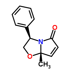 (3R-順式)-(-)-2,3-二氫-7a-甲基-3-苯基吡咯并[2,1-b]噁唑-5(7ah)-酮結(jié)構(gòu)式_302911-95-1結(jié)構(gòu)式