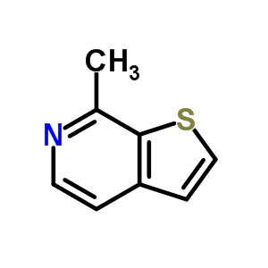 7-甲基-噻吩并[2,3-c]吡啶結(jié)構(gòu)式_30433-74-0結(jié)構(gòu)式