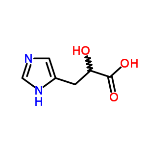 2-Hydroxy-3-(3h-imidazol -4-yl )propanoic acidStructure,30581-88-5Structure 2-Hydroxy-3-(3h-imidazol -4-yl )propanoic acid Structure,30581-88-5Structure