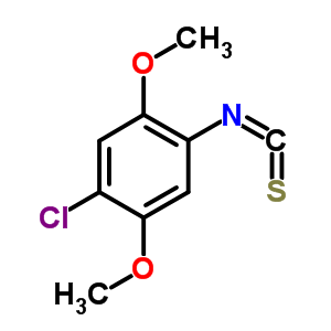 1-Chloro-4-isothiocyanato-2,5-dimethoxybenzeneStructure,306935-82-0Structure 1-Chloro-4-isothiocyanato-2,5-dimethoxybenzene Structure,306935-82-0Structure