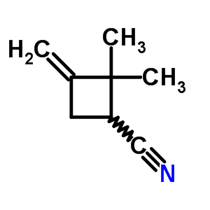 2,2-Dimethyl -3-methylenecyclobutane-1-carbonitrileStructure,30758-34-0Structure 2,2-Dimethyl -3-methylenecyclobutane-1-carbonitrile Structure,30758-34-0Structure