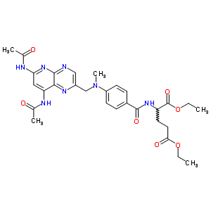 2-谷氨基酸-N-[4-甲氨基苯甲?；鵠-二乙酯結(jié)構(gòu)式_30826-47-2結(jié)構(gòu)式