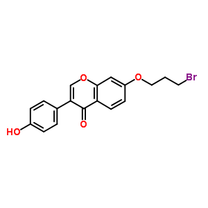 7-O-w-bromopropyldaidzeinStructure,309252-38-8Structure 7-O-w-bromopropyldaidzein Structure,309252-38-8Structure