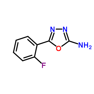 5-(2-Fluorophenyl)-1,3,4-oxadiazol-2-amineStructure,312272-59-6Structure 5-(2-Fluorophenyl)-1,3,4-oxadiazol-2-amine Structure,312272-59-6Structure