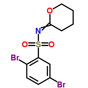 Benzenesulfonamide,2,5-dibromo-n-(tetrahydro-2h-pyran-2-ylidene)-Structure,3128-51-6Structure Benzenesulfonamide,2,5-dibromo-n-(tetrahydro-2h-pyran-2-ylidene)- Structure,3128-51-6Structure