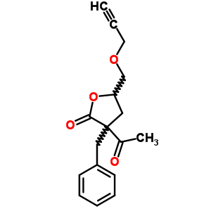 3-Acetyl -3-benzyl -4,5-dihydro-5-(2-propynyloxymethyl )-2(3h)-furanoneStructure,31339-79-4Structure 3-Acetyl -3-benzyl -4,5-dihydro-5-(2-propynyloxymethyl )-2(3h)-furanone Structure,31339-79-4Structure