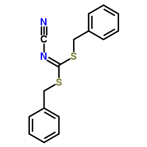 Dibenzyl cyanocarbonimidodithioateStructure,31350-31-9Structure Dibenzyl cyanocarbonimidodithioate Structure,31350-31-9Structure