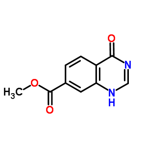 4-羥基喹唑啉-7-羧酸甲酯結(jié)構(gòu)式_313535-84-1結(jié)構(gòu)式
