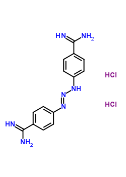 Diminazene dihydrochlorideStructure,31384-83-5Structure Diminazene dihydrochloride Structure,31384-83-5Structure