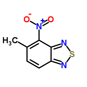 2,1,3-Benzothiadiazole,5-methyl-4-nitro-Structure,3152-87-2Structure 2,1,3-Benzothiadiazole,5-methyl-4-nitro- Structure,3152-87-2Structure