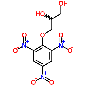 1,2-Propanediol,3-(2,4,6-trinitrophenoxy)-Structure,31788-34-8Structure 1,2-Propanediol,3-(2,4,6-trinitrophenoxy)- Structure,31788-34-8Structure