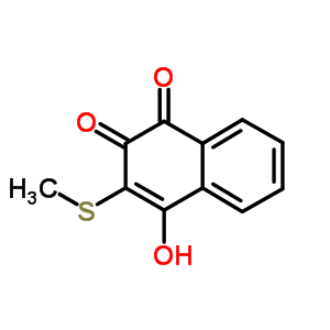 1,4-Naphthalenedione,2-hydroxy-3-(methylthio)-Structure,31914-17-7Structure 1,4-Naphthalenedione,2-hydroxy-3-(methylthio)- Structure,31914-17-7Structure