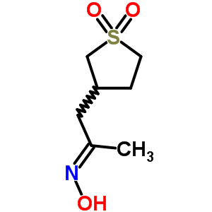 2-Propanone,1-(tetrahydro-1,1-dioxido-3-thienyl)-, oximeStructure,3193-53-1Structure 2-Propanone,1-(tetrahydro-1,1-dioxido-3-thienyl)-, oxime Structure,3193-53-1Structure