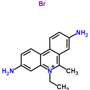 5-Ethyl-6-methylphenanthridin-5-ium-3,8-diamine bromideStructure,32059-31-7Structure 5-Ethyl-6-methylphenanthridin-5-ium-3,8-diamine bromide Structure,32059-31-7Structure