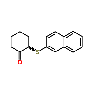 Cyclohexanone,2-(2-naphthalenylthio)-Structure,32090-18-9Structure Cyclohexanone,2-(2-naphthalenylthio)- Structure,32090-18-9Structure