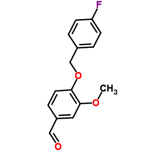 4-[(4-氟芐基)氧基]-3-甲氧基苯-羧醛結(jié)構(gòu)式_321432-05-7結(jié)構(gòu)式