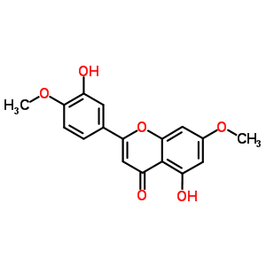 4H-1-benzopyran-4-one,5-hydroxy-2-(3-hydroxy-4-methoxyphenyl)-7-methoxy-Structure,32174-62-2Structure 4H-1-benzopyran-4-one,5-hydroxy-2-(3-hydroxy-4-methoxyphenyl)-7-methoxy- Structure,32174-62-2Structure