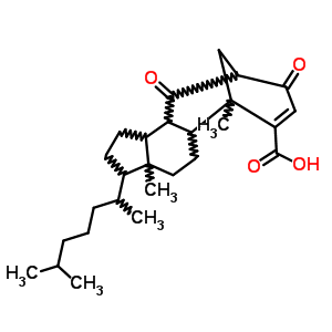 3-(1,5-Dimethylhexyl)-2,3,3a,4,5,5a,6,9,10,11,11a,11b-dodecahydro-3a,6-dimethyl-9,11-dioxo-6,10-methano-1h-cyclooct(e)indene-7-carboxylic acidStructure,32174-69-9Structure 3-(1,5-Dimethylhexyl)-2,3,3a,4,5,5a,6,9,10,11,11a,11b-dodecahydro-3a,6-dimethyl-9,11-dioxo-6,10-methano-1h-cyclooct(e)indene-7-carboxylic acid Structure,32174-69-9Structure