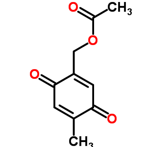 2-Methyl-5-(acetoxymethyl)-p-benzoquinoneStructure,32185-60-7Structure 2-Methyl-5-(acetoxymethyl)-p-benzoquinone Structure,32185-60-7Structure