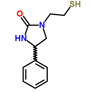 Dl-2-oxo-3-(2-mercaptoethyl)-5-phenylimidazolidineStructure,32190-33-3Structure Dl-2-oxo-3-(2-mercaptoethyl)-5-phenylimidazolidine Structure,32190-33-3Structure
