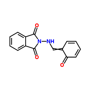 2-[(6-氧代-1-環(huán)己二烯-2,4-基)甲基氨基]異吲哚-1,3-二酮結構式_32387-01-2結構式