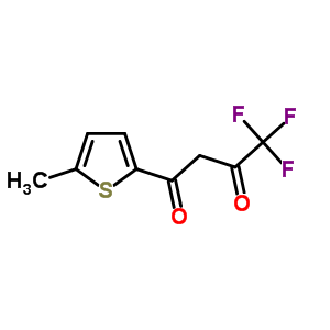 1,3-Butanedione,4,4,4-trifluoro-1-(5-methyl-2-thienyl)-Structure,326-72-7Structure 1,3-Butanedione,4,4,4-trifluoro-1-(5-methyl-2-thienyl)- Structure,326-72-7Structure
