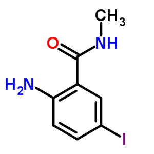 2-Amino-5-iodo-n-methyl-benzamideStructure,32615-70-6Structure 2-Amino-5-iodo-n-methyl-benzamide Structure,32615-70-6Structure