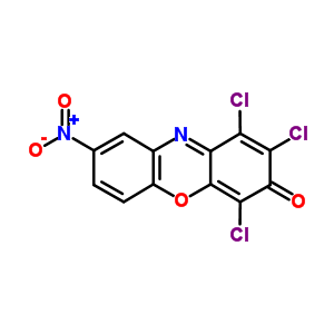 1,2,4-Trichloro-8-nitro-phenoxazin-3-oneStructure,32624-06-9Structure 1,2,4-Trichloro-8-nitro-phenoxazin-3-one Structure,32624-06-9Structure