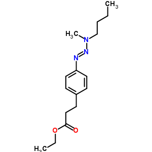 Benzenepropanoic acid, 4-(3-butyl-3-methyl-1-triazenyl)-, ethyl esterStructure,32640-58-7Structure Benzenepropanoic acid, 4-(3-butyl-3-methyl-1-triazenyl)-, ethyl ester Structure,32640-58-7Structure