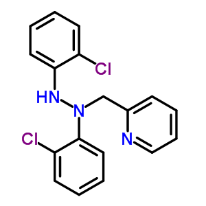 1,2-Bis(2-chlorophenyl)-1-(pyridin-2-ylmethyl)hydrazineStructure,32812-47-8Structure 1,2-Bis(2-chlorophenyl)-1-(pyridin-2-ylmethyl)hydrazine Structure,32812-47-8Structure