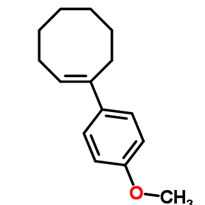 Cyclooctene,1-(4-methoxyphenyl)-Structure,32960-67-1Structure Cyclooctene,1-(4-methoxyphenyl)- Structure,32960-67-1Structure