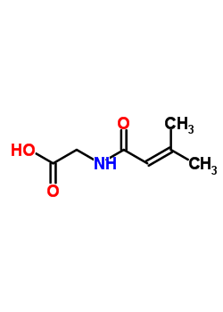 2-(3-Methylbut-2-enoylamino)acetic acidStructure,33008-07-0Structure 2-(3-Methylbut-2-enoylamino)acetic acid Structure,33008-07-0Structure