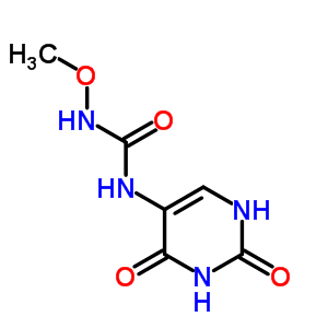 Urea,n-methoxy-n-(1,2,3,4-tetrahydro-2,4-dioxo-5-pyrimidinyl)-Structure,33026-76-5Structure Urea,n-methoxy-n-(1,2,3,4-tetrahydro-2,4-dioxo-5-pyrimidinyl)- Structure,33026-76-5Structure