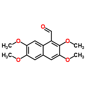 2,3,6,7-Tetramethoxy-1-naphthalenealdehydeStructure,33033-34-0Structure 2,3,6,7-Tetramethoxy-1-naphthalenealdehyde Structure,33033-34-0Structure
