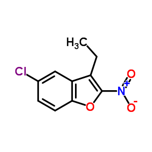 Benzofuran,5-chloro-3-ethyl-2-nitro-Structure,33094-75-6Structure Benzofuran,5-chloro-3-ethyl-2-nitro- Structure,33094-75-6Structure