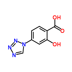 2-Hydroxy-4-(1H-Tetrazol-1-yl)benzoic acidStructure,332909-71-4Structure 2-Hydroxy-4-(1H-Tetrazol-1-yl)benzoic acid Structure,332909-71-4Structure