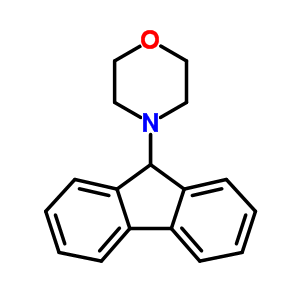 4-(9h-芴-9-基)-嗎啉結(jié)構(gòu)式_3333-07-1結(jié)構(gòu)式