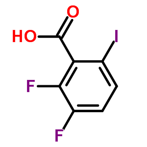 2,3-Difluoro-6-iodobenzoic acidStructure,333780-75-9Structure 2,3-Difluoro-6-iodobenzoic acid Structure,333780-75-9Structure