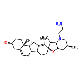 N-(2-aminoethyl) cyclopamineStructure,334616-31-8Structure N-(2-aminoethyl) cyclopamine Structure,334616-31-8Structure